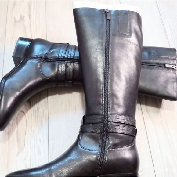 (T-4128)  Women's Naturalizer Reid Tall Boot Sz 11W - Picture 4 of 13